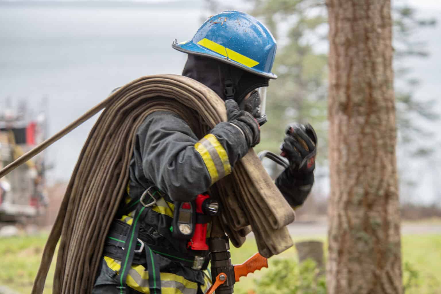 Live Fire Burn Training Exercise A Success Orcas Island Fire Rescue